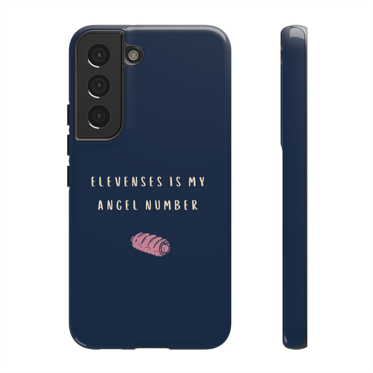 Navy & Pink 'Elevenses Is My Angel Number' Case