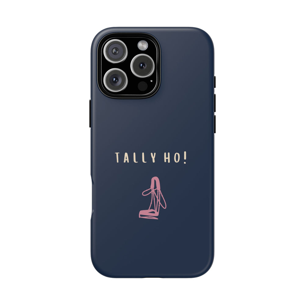 Navy & Pink 'Tally Ho!' (Bridle)