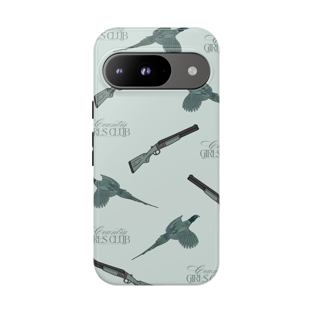 Blue 'Girls Pheasants & Shotguns' Case  | CGC x Country Cases