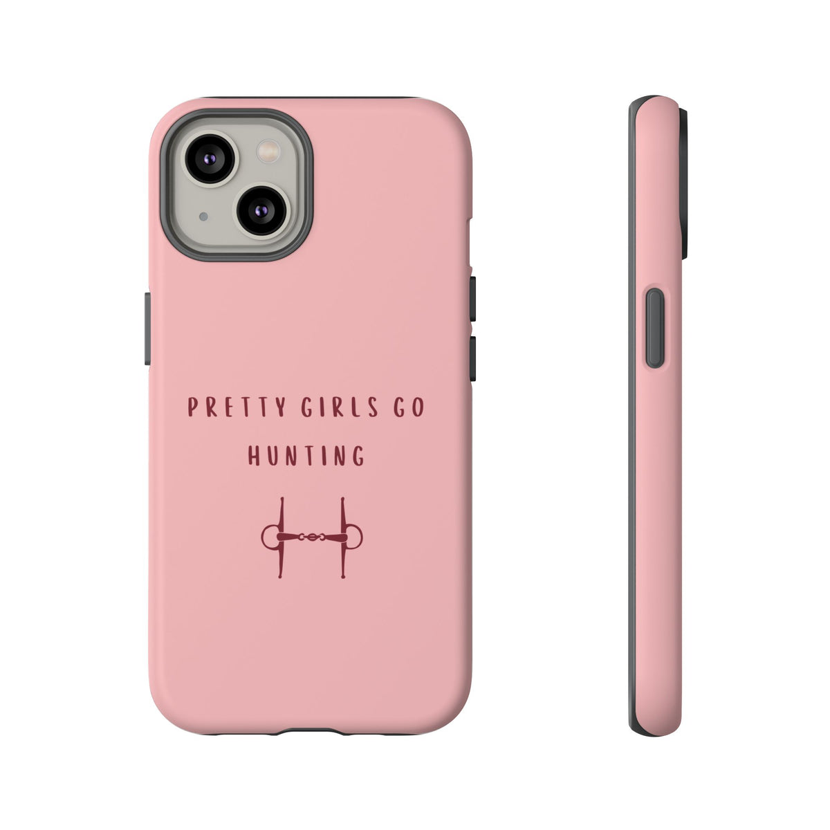 Pink & Burgundy 'Pretty Girls Go Hunting' (Snaffle)