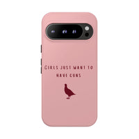 Pink & Burgundy 'Girls Just Want To Have Guns' Case (Partridge)
