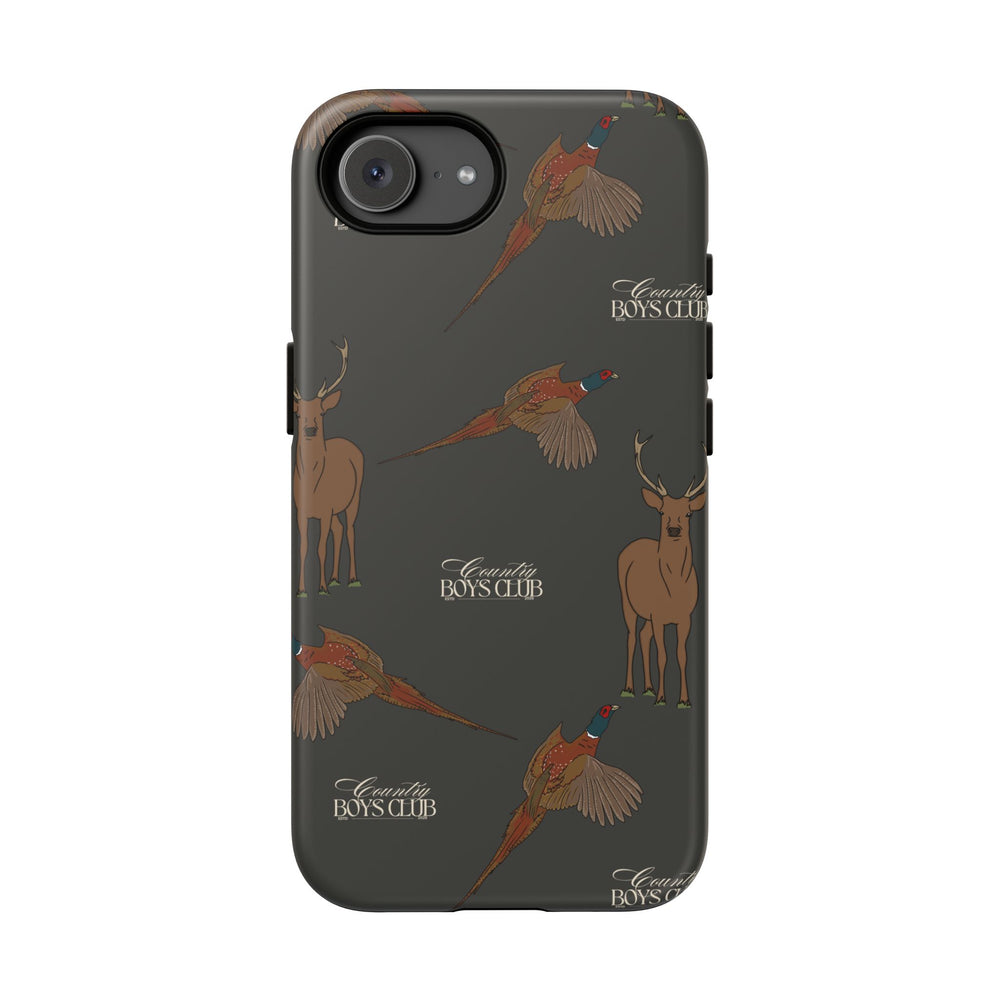Charcoal 'Boys Stags & Pheasants' Case  | CBC x Country Cases