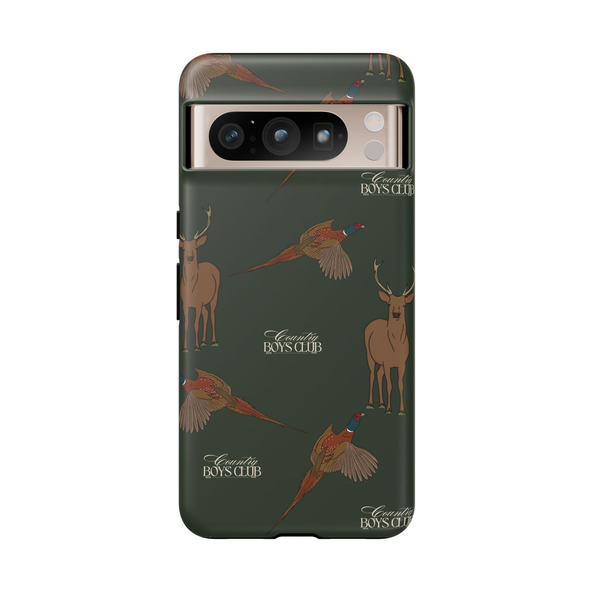 Field Green 'Boys Stags & Pheasants' Case  | CBC x Country Cases