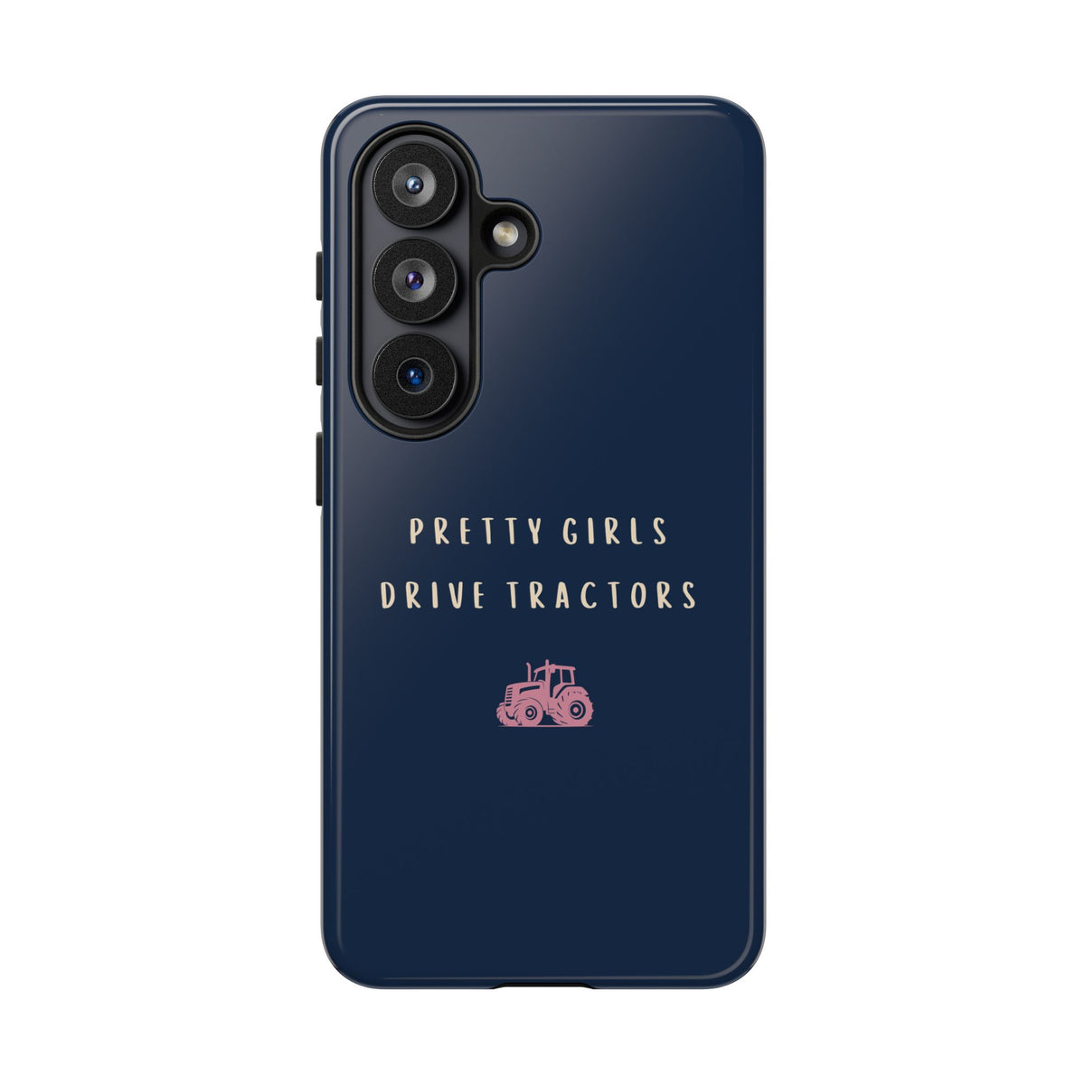 Navy & Pink 'Pretty Girls Drive Tractors' Case