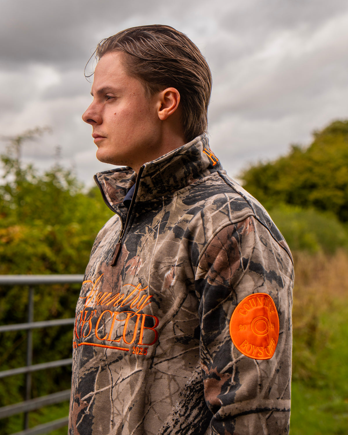 PRE-ORDER Country Boys Club Quarter Zip - Camo | CGC x Herd & Healy