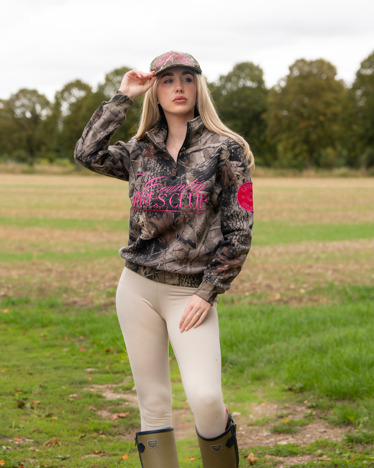 PRE-ORDER Shooting Season Quarter Zip - Camo | CGC x Herd & Healy