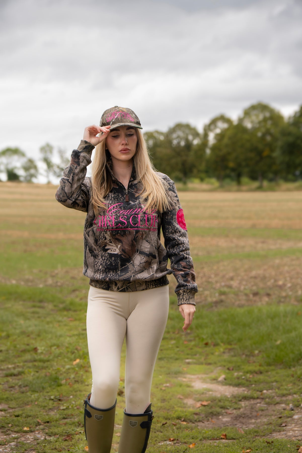 PRE-ORDER Shooting Season Quarter Zip - Camo | CGC x Herd & Healy